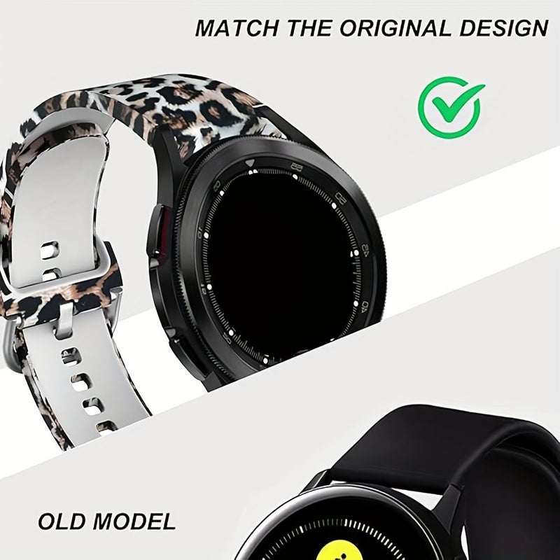 Versatile No Gap Buckle Strap For Samsung Galaxy Watch FE 7 6 5 4 40mm 44mm 42mm 46mm And Galaxy Watch 4 Classic Watch 5 Pro Multicolor Jellyfish Gift - Image 4