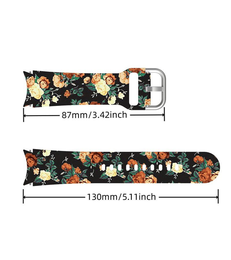 Versatile No Gap Buckle Strap For Samsung Galaxy Watch FE 7 6 5 4 40mm 44mm 42mm 46mm And Galaxy Watch 4 Classic Watch 5 Pro Multicolor Jellyfish Gift - Image 2