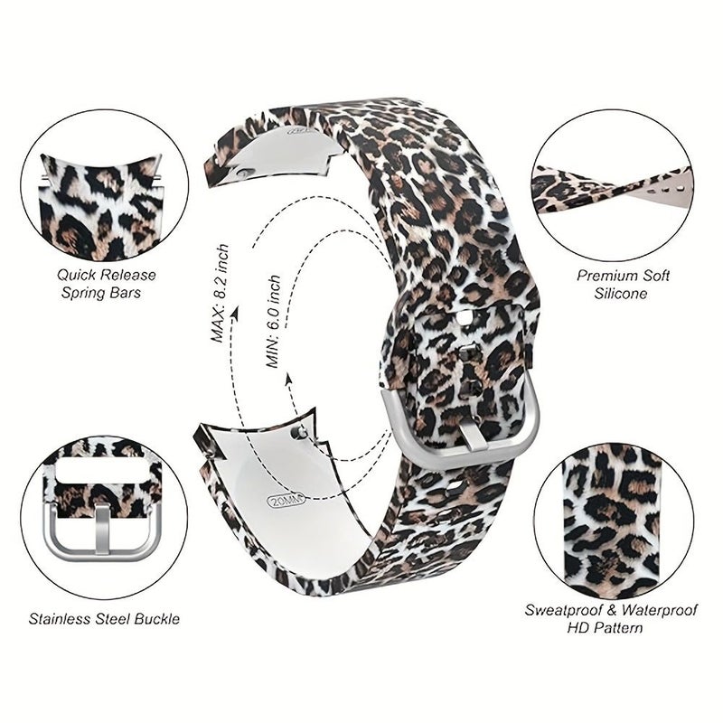 Versatile No Gap Buckle Strap For Samsung Galaxy Watch FE 7 6 5 4 40mm 44mm 42mm 46mm And Galaxy Watch 4 Classic Watch 5 Pro Multicolor Jellyfish Gift - Image 3