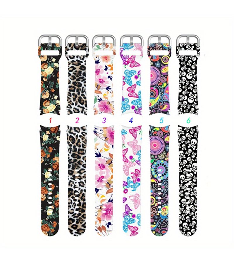 Versatile No Gap Buckle Strap For Samsung Galaxy Watch FE 7 6 5 4 40mm 44mm 42mm 46mm And Galaxy Watch 4 Classic Watch 5 Pro Multicolor Jellyfish Gift - Image 5