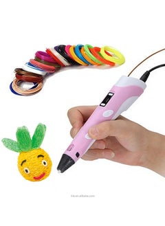 Generic 3D Pen, 3d Printing Pen with LCD Display, Drawing Stencils Doodler with 3 Colors PLA Filament Refills, Art Crafts Gift for Kids & Adults, Stepless Speed  - Image 5
