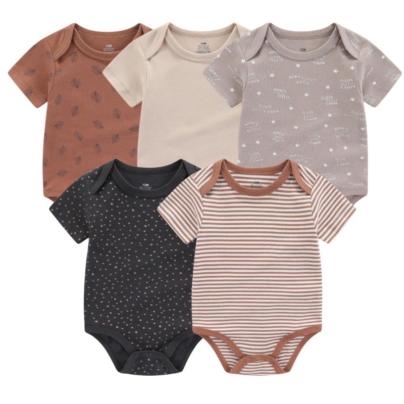 MAMIMAKA Newborn Layette Gift Set Bodysuits Pants for Baby Girl and Boy 24 Piece 100% Cotton Essentials and Accessories - Image 2