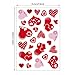 TUPARKA 4 Sheet 100 Pcs HeartsShape Valentines Day Window Stickers for Valentines Decoration Birthday Party Wedding Party Supplies - Image 4