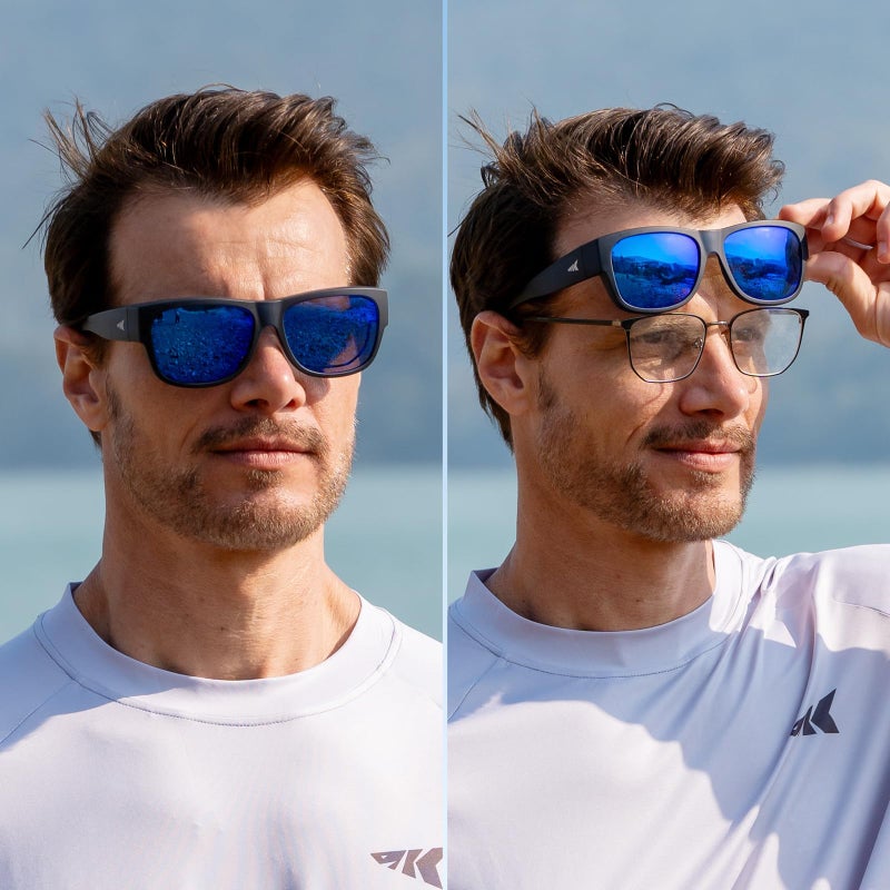 KastKing Chariton Fit-Over Polarized Wrap Around Over Sunglasses for Men and Women, Ideal for Driving Fishing Cycling Running - Image 2