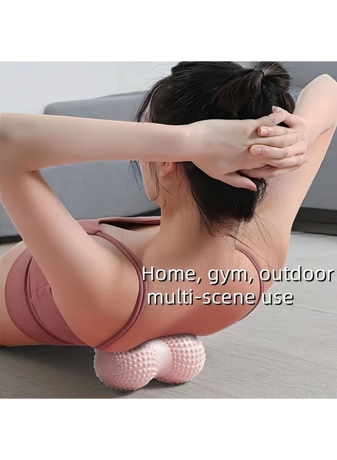 Green Fascial Massage Ball Set 2PCS Large And Small For Muscle Relaxation Yoga Fitness - Image 3