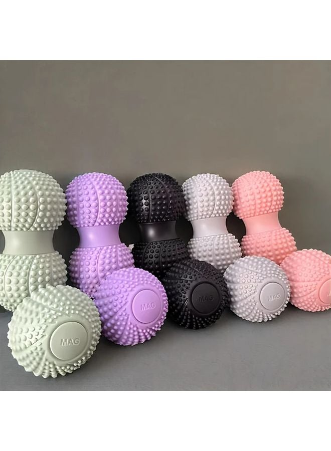 Green Fascial Massage Ball Set 2PCS Large And Small For Muscle Relaxation Yoga Fitness - Image 2