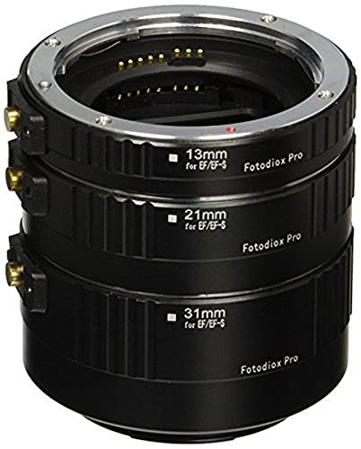 Fotodiox Pro Canon EOS Auto Macro Extension Tube Set Kit for Extreme Close-Up with Autofocus and Auto-Exposure - Image 1