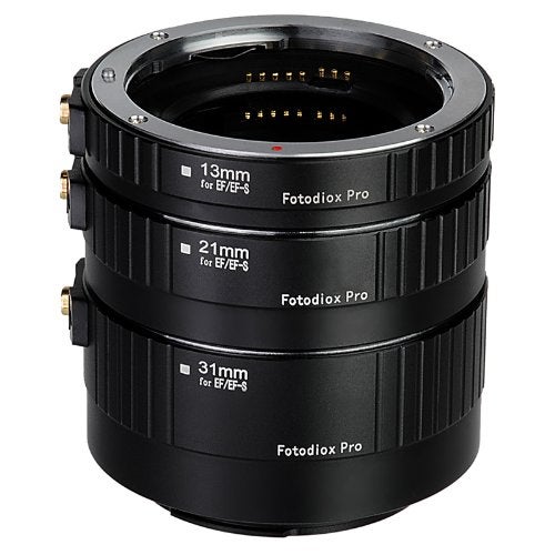 Fotodiox Pro Canon EOS Auto Macro Extension Tube Set Kit for Extreme Close-Up with Autofocus and Auto-Exposure - Image 4
