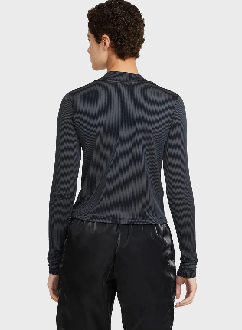 Nike NSW Air Mock Ribbed T-Shirt
