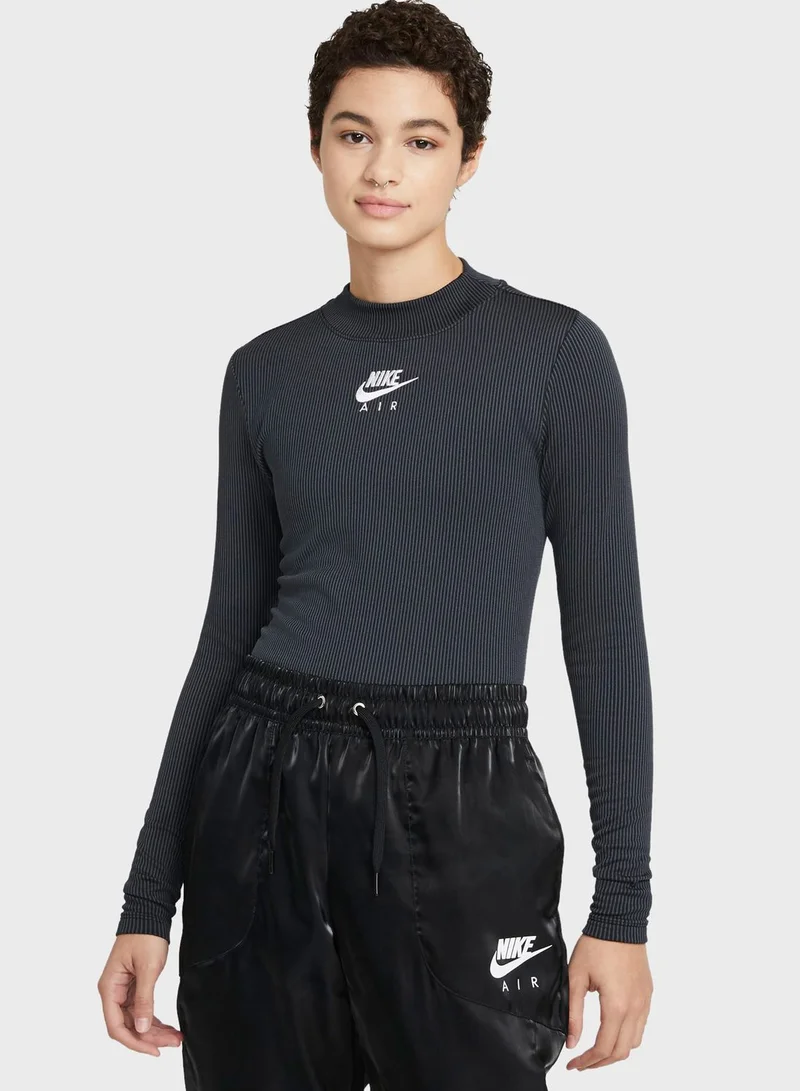 Nike NSW Air Mock Ribbed T-Shirt