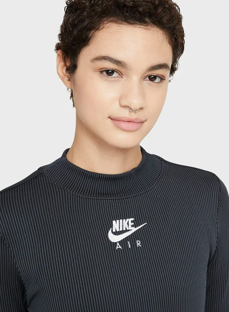 Nike NSW Air Mock Ribbed T-Shirt