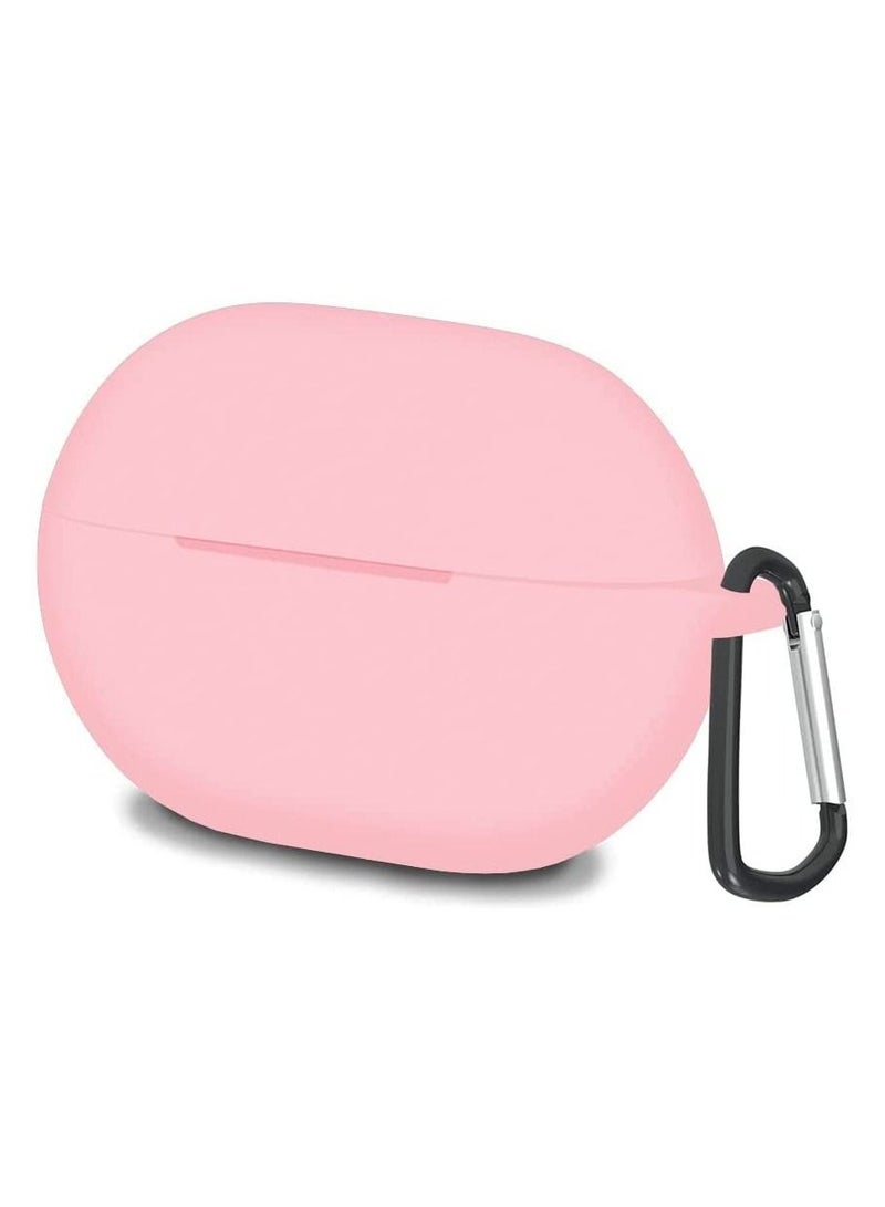 Silicone Case Cover for Huawei FreeBuds 4 with Carabiner and Charging Port Accessibility anti shock, full protection - Image 1