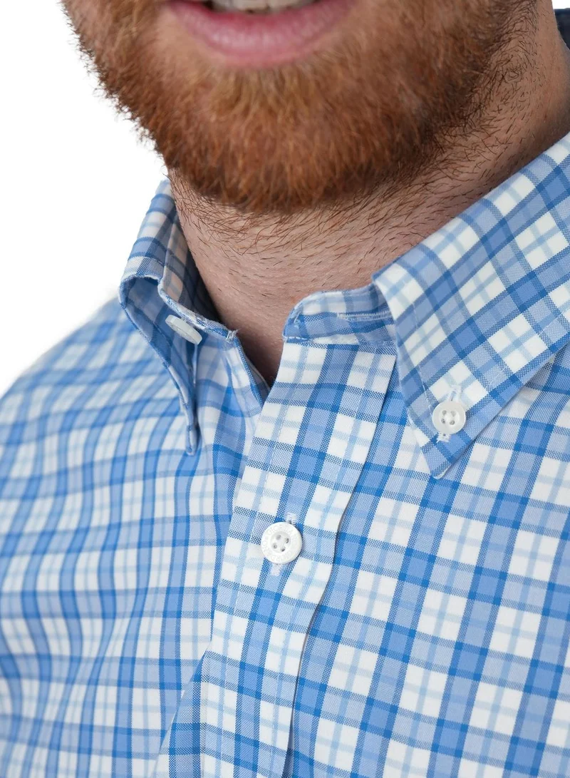 GIORDANO  Men's Wrinkle-Free Long Sleeve Cotton Oxford Shirt for Men | Best Price UAE