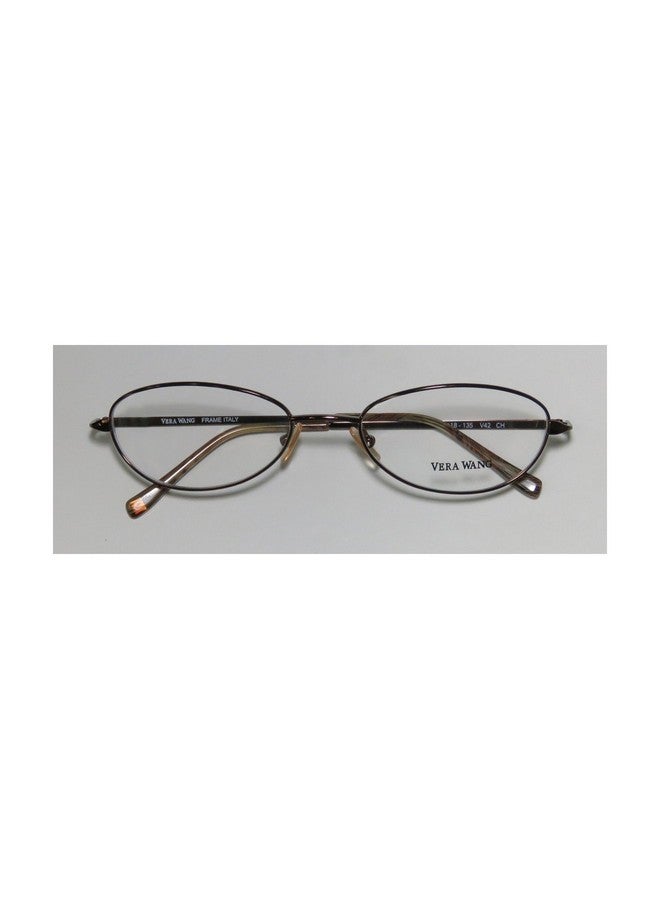 Vera Wang (chocolate) - VERA WANG Eyeglasses V42 Chocolate 51MM - Image 2