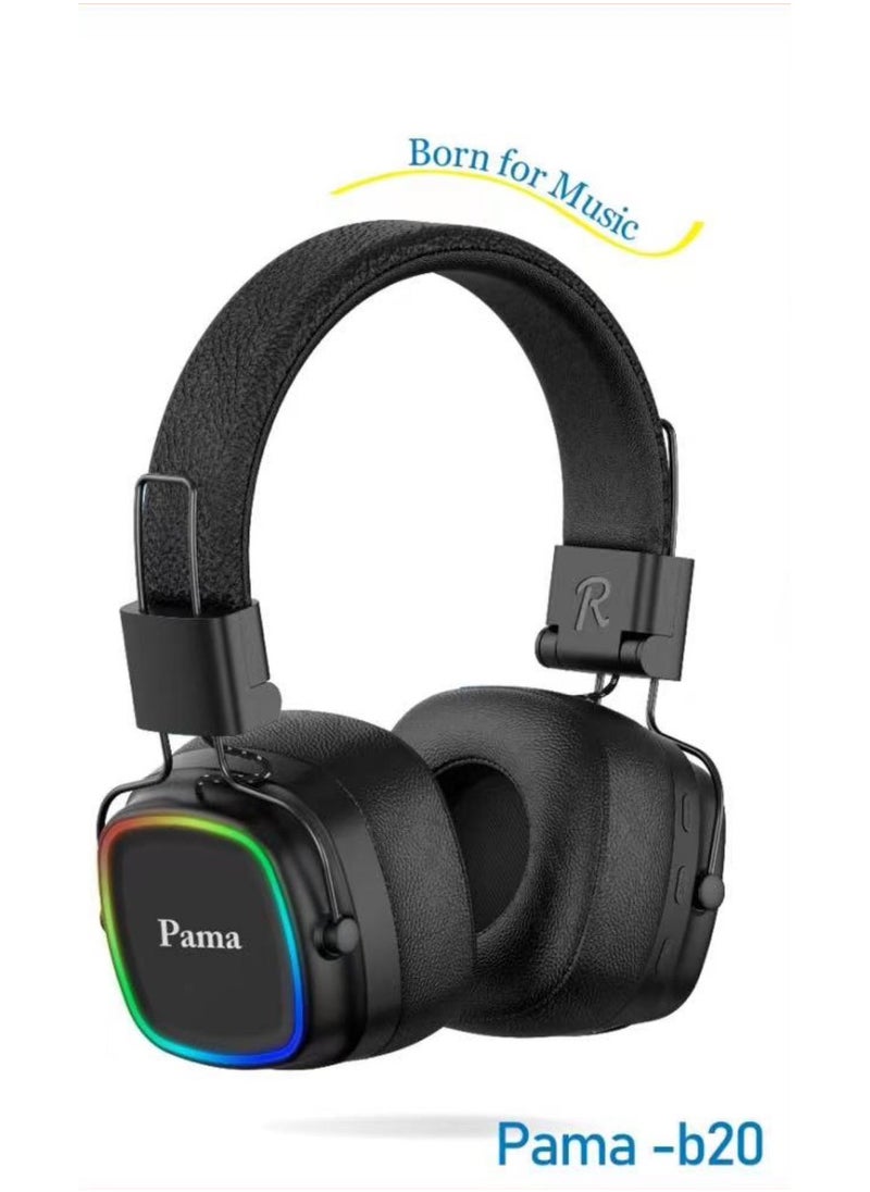 Pama - Wireless B20 Bluetooth Headphones – Dazzling Design Pama - Image 1