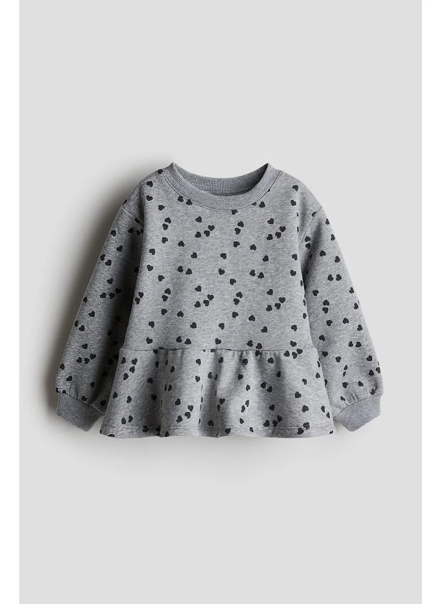 H&M Peplum Sweatshirt