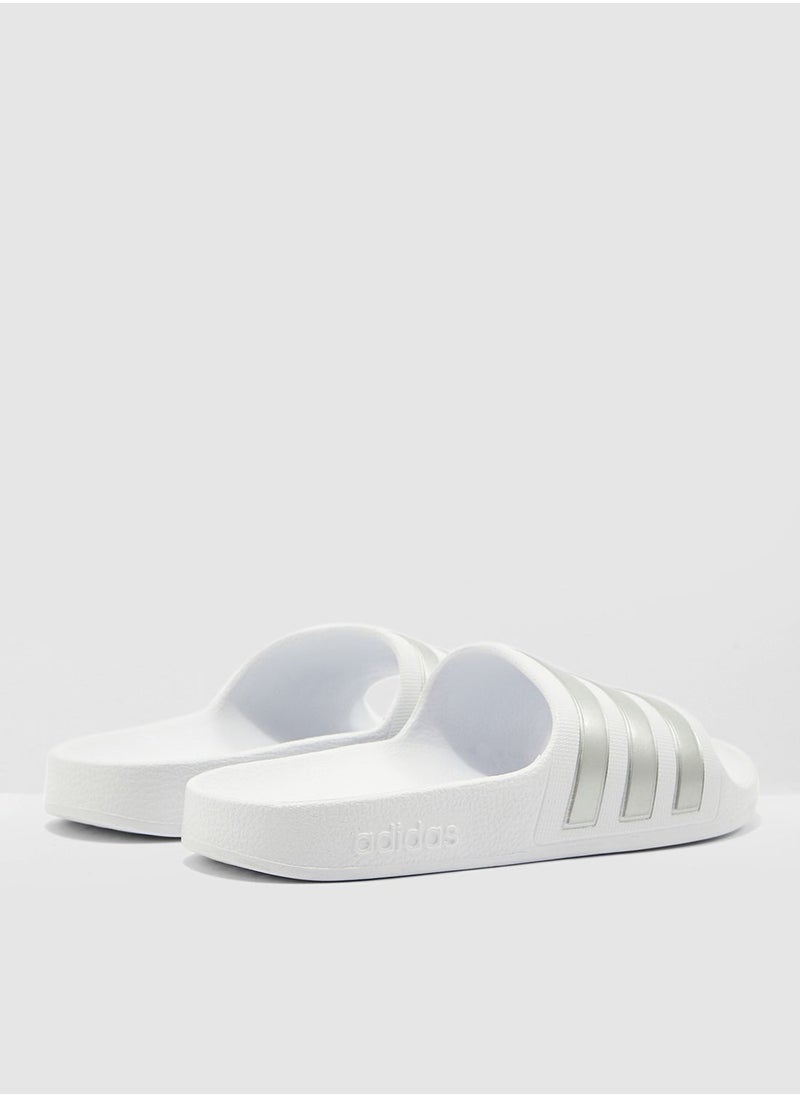 Adidas - Kids Adilette Aqua Slides - Image 1