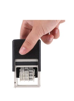 SYOSI Mini Date printer, Economy Date Stamper, Self-Inking Date Seal Stamp, Great for Shipping, Receiving, Expiration and Due Dates Black  - Image 3
