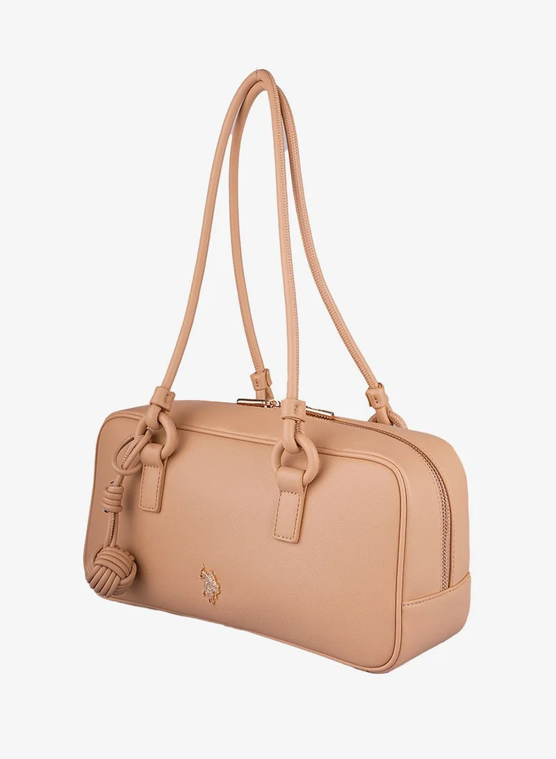 U.S. Polo Assn. SAND U.S. Polo Assn. Women's Shoulder Bag, Ladies Large Capacity Hobo Bag, Handbag Tote Bags Clutch Bag, Women's Leather Hobo Bag, Women's Tote Bag, Women's Shoulder Bag, Women's Hand Bag, Women's Travel Bag, for Office Sling Bag Side Bag and Girls College Students for Women | Best Price UAE