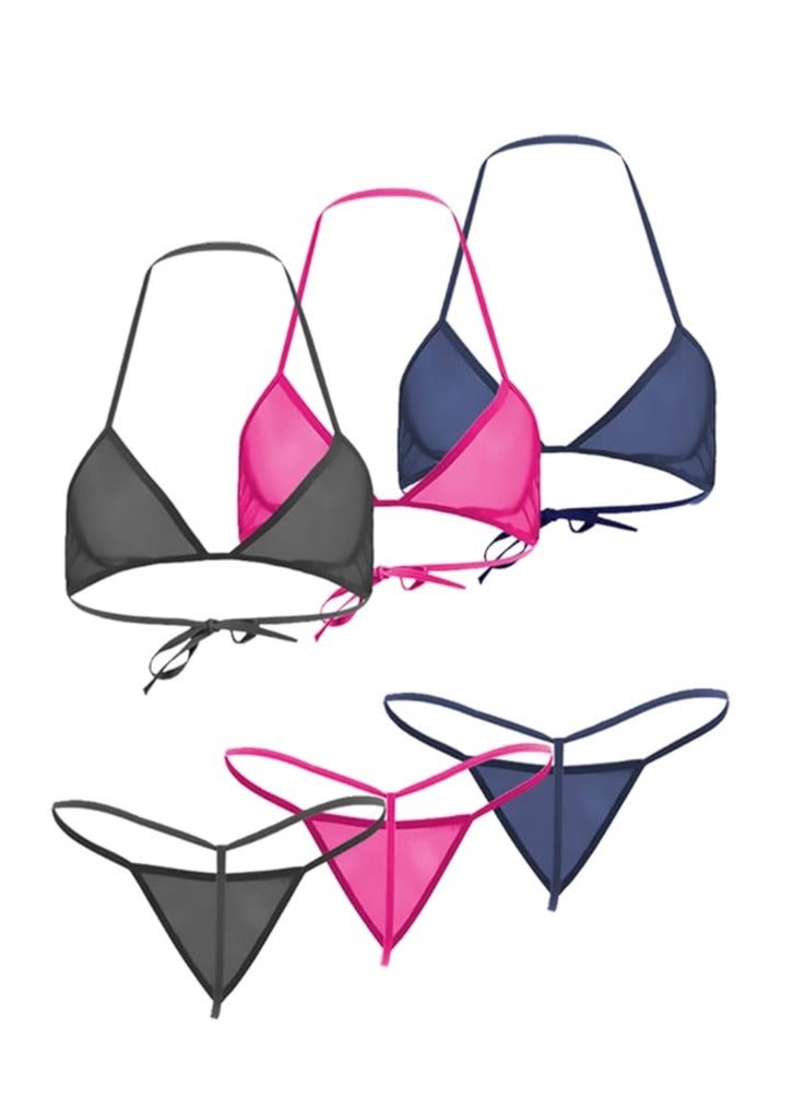 Accessorize Kingdom Accessorize Kingdom Women Sheer Lingerie Set Combo  - Image 2