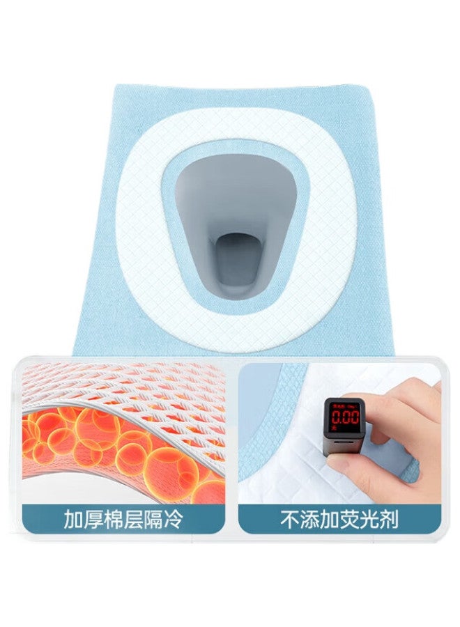 JAJALIN Disposable Toilet Seat Cover, Full Coverage, Postpartum Maternity, Home Use, Waterproof, Thickened, Adhesive, Toilet Seat Pad - Image 1