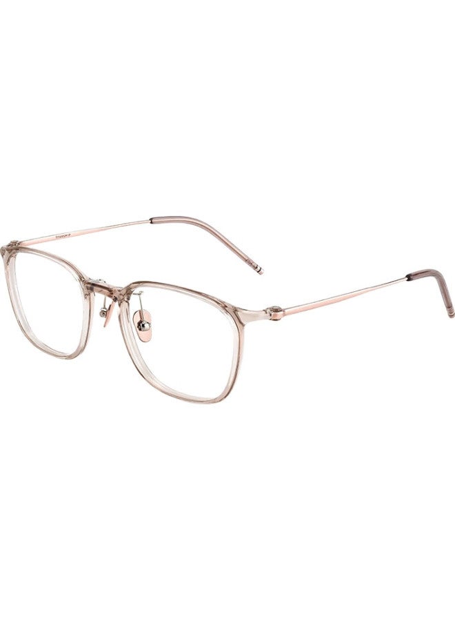 Zeiss Myopia Glasses For Women, Prescription Available, Plain Square Frame Makes Face Look Smaller, Cold Tea, Ouna Glasses Single Frame (Try-On) - Image 2