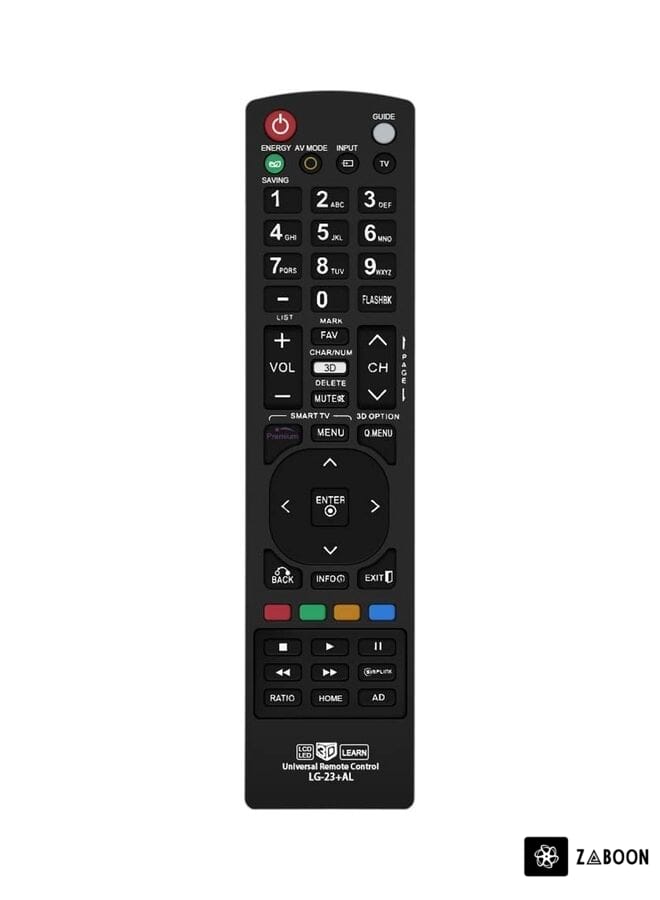Zaboon Remote Control For LG Television Sets Black