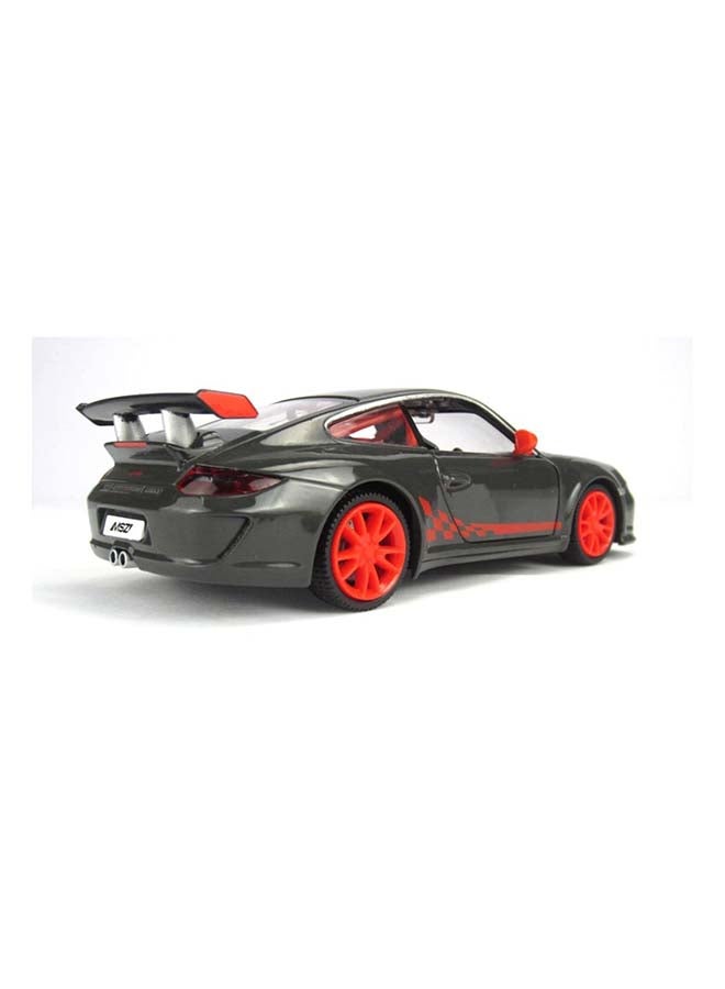 D-Power بورش 911 GT3 RS رمادي غامق | نسخة مصغرة ، عنصر مجموعات نهائي ، سيارات هارد أمريكية | سيارات ألعاب ، نموذج سيارة معدني قابلة للسحب | الحجم 1:32 ، للأطفال من 3 سنوات فما فوق  - Image 3