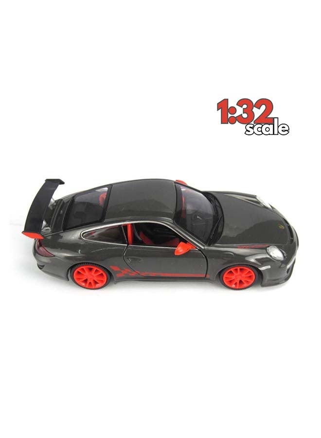 D-Power بورش 911 GT3 RS رمادي غامق | نسخة مصغرة ، عنصر مجموعات نهائي ، سيارات هارد أمريكية | سيارات ألعاب ، نموذج سيارة معدني قابلة للسحب | الحجم 1:32 ، للأطفال من 3 سنوات فما فوق  - Image 4