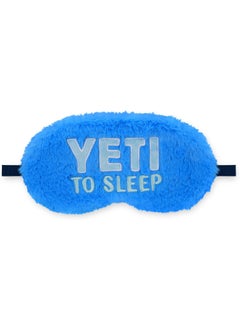 iscream iscream Cheerful Dreamer Satin-Lined Embroidered Silky Fur Sleep Mask for Kids - Yeti to Sleep 