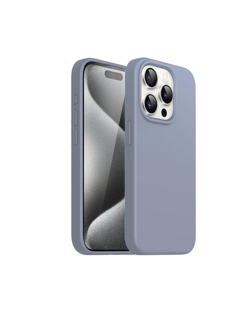 Case for iPhone 15 Pro Cover Black Slim Fit Soft Back TPU Cover Flexible Silicone Cover Matte for iPhone 15 Pro