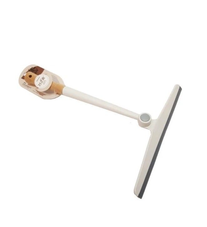 اي زد ممسحة زجاج قابلة للطي بمقبض خشبي ناعم لتنظيف النوافذ، والأبواب الزجاجية، وزجاج السيارات - Image 1