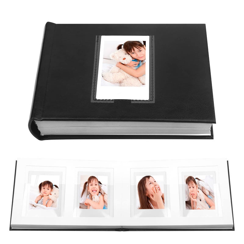 فيسيفول ألبوم Photo Veicevol مع مساحة الكتابة لـ Fujifilm Instax Mini 12 11 9 40 90 8 7 Evo Liplay Camera 64 Pockets Photo Abrum for Polaroid Leater - Image 1