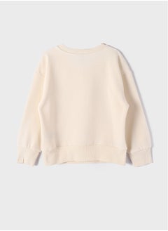 LC WAIKIKI Crew Neck Long Sleeve Printed Girl's Sweatshirt  - Image 2
