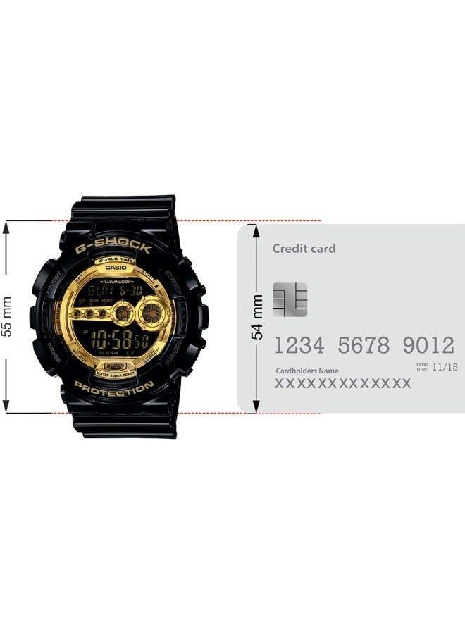 Digital Round Water Resistance Wrist Watch GD-100GB-1DR