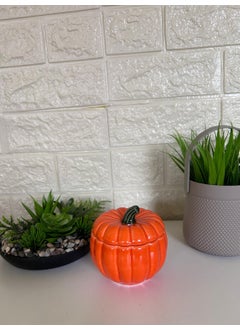 Devigo Special Design Gift Pumpkin Shaped Sugar Bowl with Lid  - Image 4