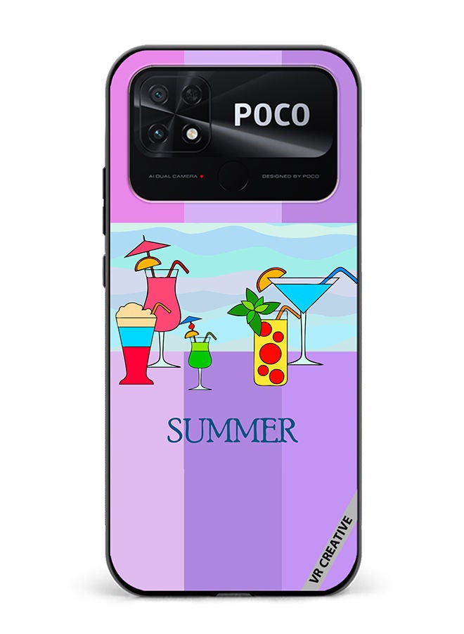 VR CREATIVE Protective Case Cover For Xiaomi Poco C40 Summer Design Multicolour - Image 1