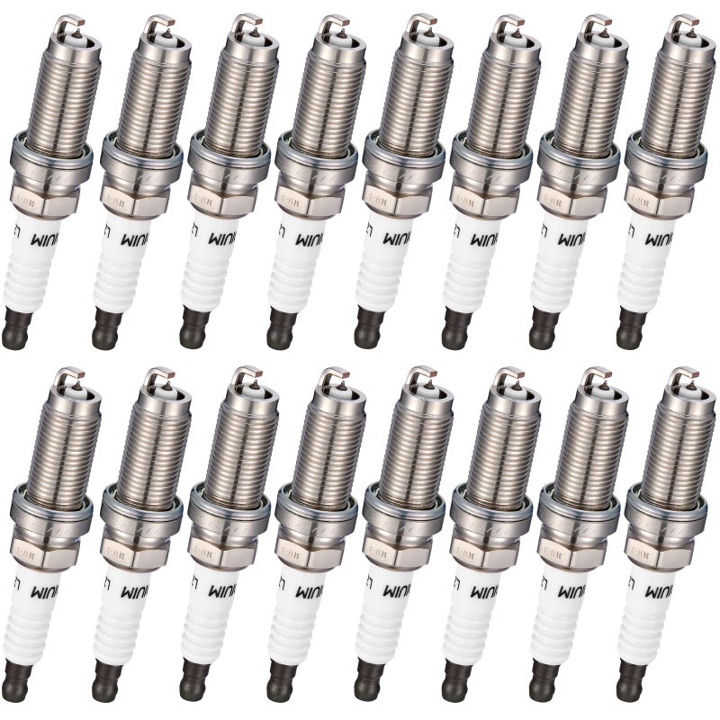 Bdfhyk 4024123628 Iridium Spark Plugs Compatible With Ram 1500 2011-2021 Big Horn Crew Cab Pickup 4-Door 5.7L V8 Gas Ohv Naturally Aspirated Set Of 16 - Image 1