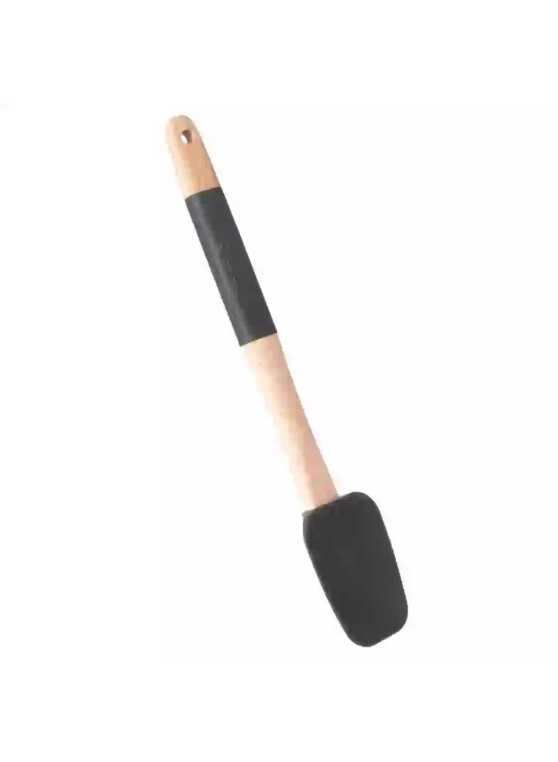 Wood & Silicone Pastry Spatula (6 2 X 2 X 32 Cm)