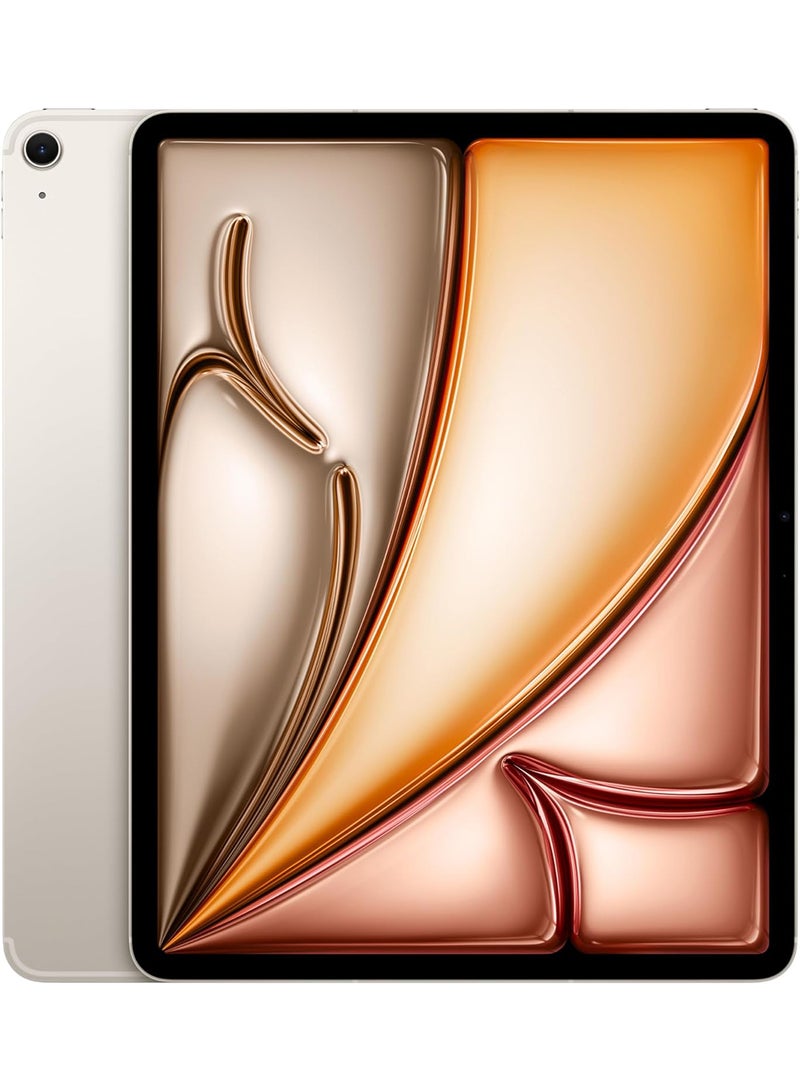 ابل  iPad Air 2024 (الجيل السادس) M2 مقاس 13 بوصة وسعة 1 تيرابايت بتقنية Starlight Wi-Fi - إصدار الشرق الأوسط - Image 1