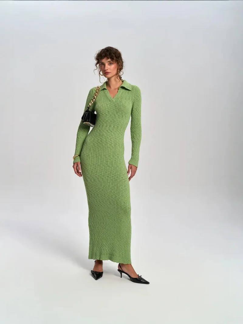 Mai Collection MAI STUDIOS Eloria Knitwear Maxi Dress