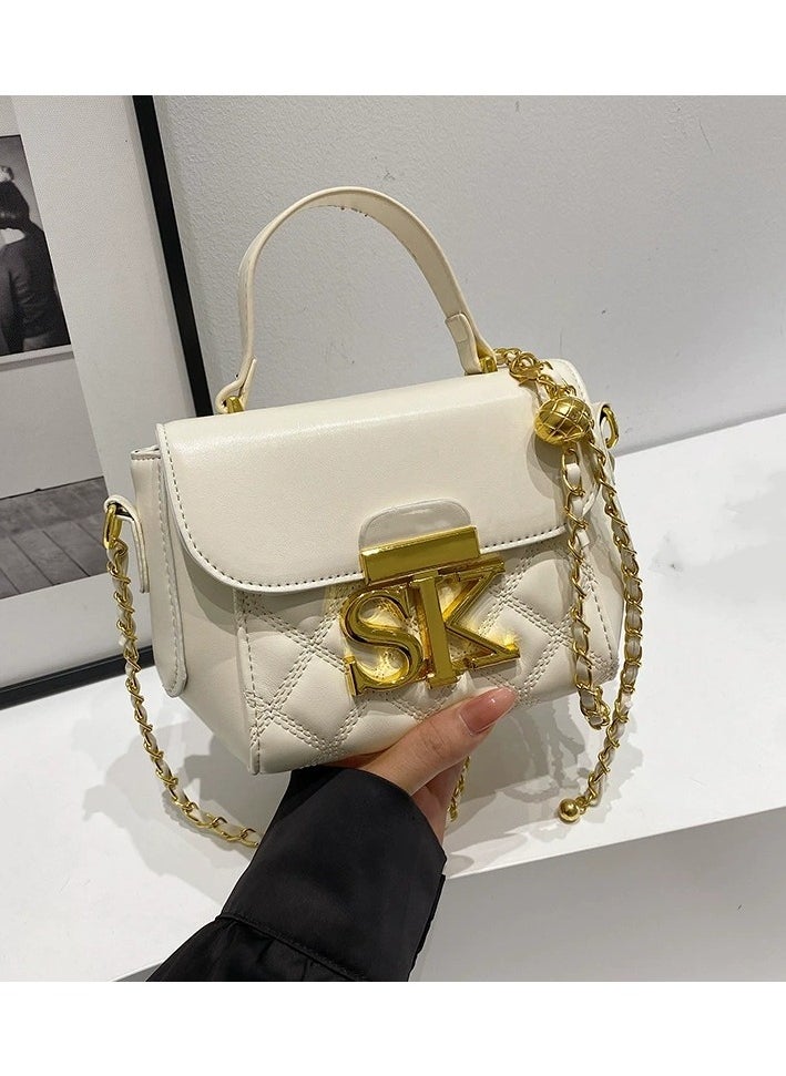 SK New Fashionable And Minimalist Hand-held Single-shoulder And Crossbody Bag 