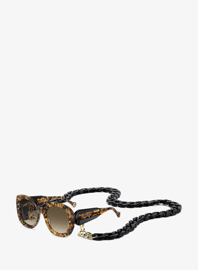 كارولينا هيريرا CAROLINA HERRERA HER 0254/S Sunglasses Brown Rectangular
