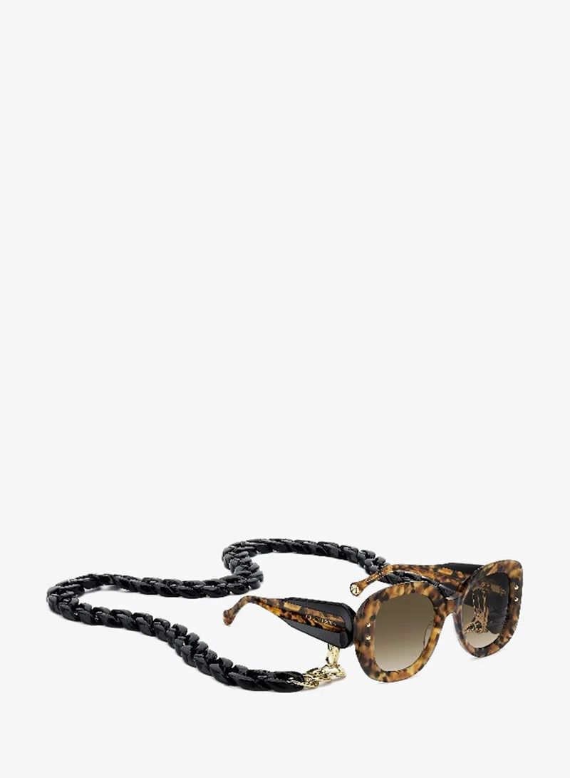 كارولينا هيريرا CAROLINA HERRERA HER 0254/S Sunglasses Brown Rectangular