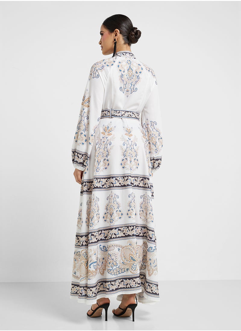 Khizana Abstract Print Dress  - Image 2