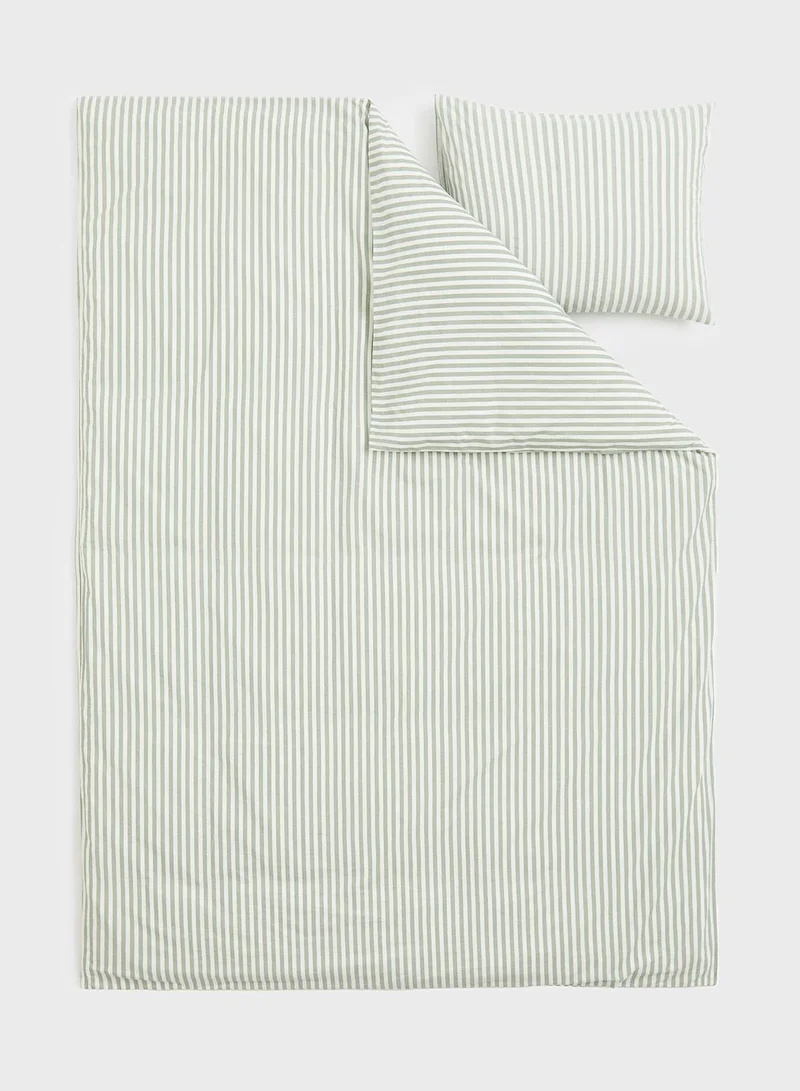 H&M Cotton Single Duvet Cover Set