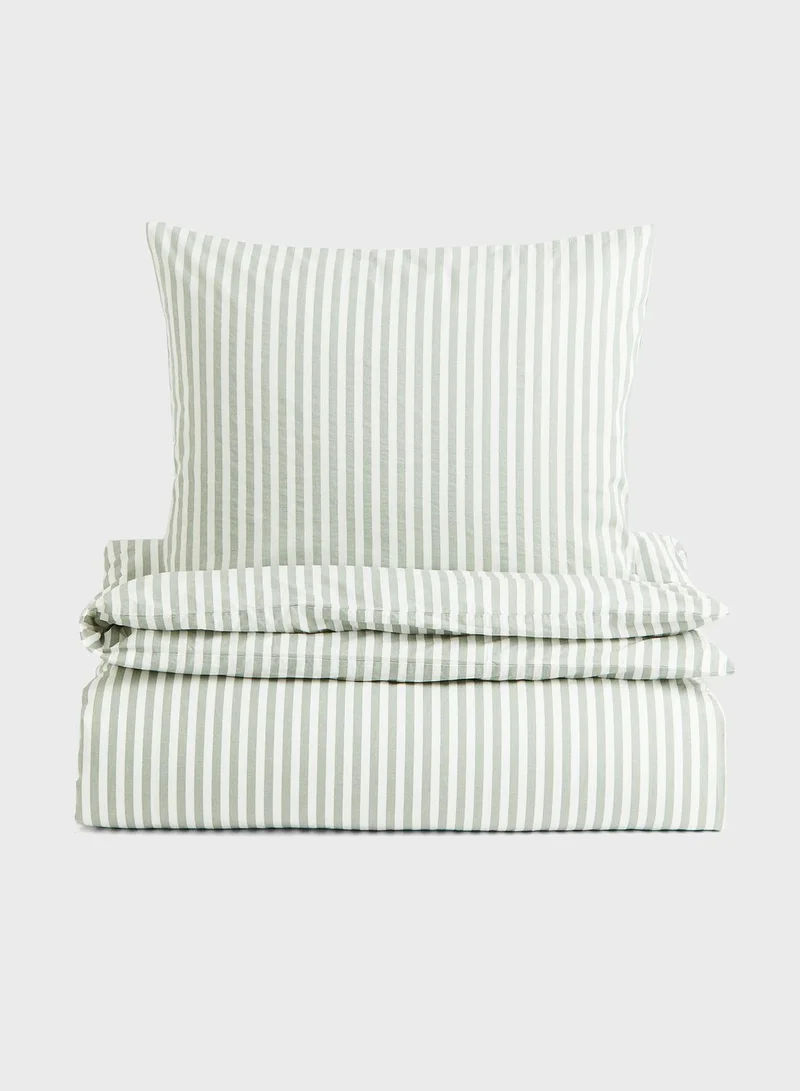 H&M Cotton Single Duvet Cover Set