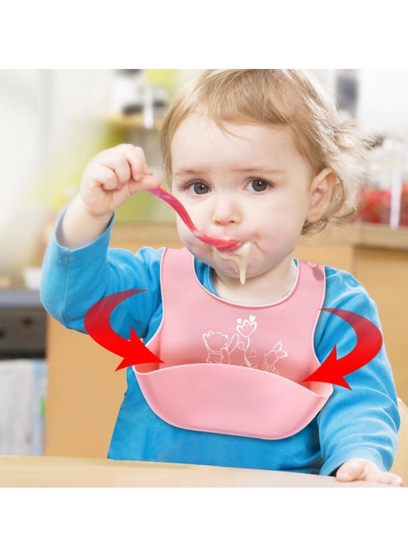 PREUP PREUP Newborn Infant Functional Silicone Light Weight Food Bibs Baberos For Baby - Image 2