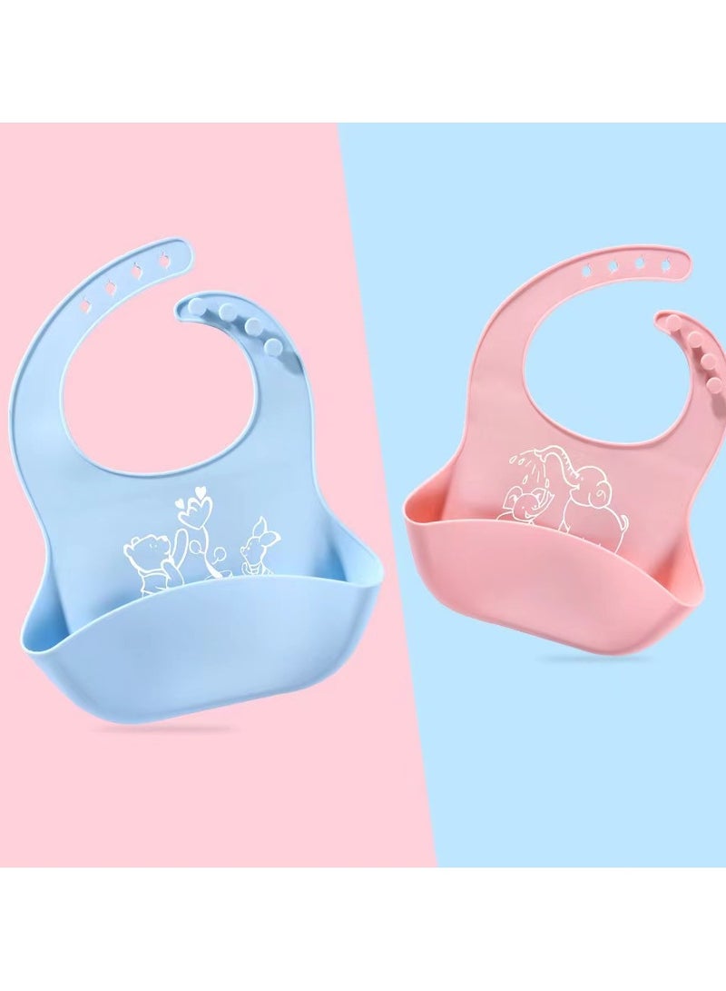 PREUP PREUP Newborn Infant Functional Silicone Light Weight Food Bibs Baberos For Baby - Image 3