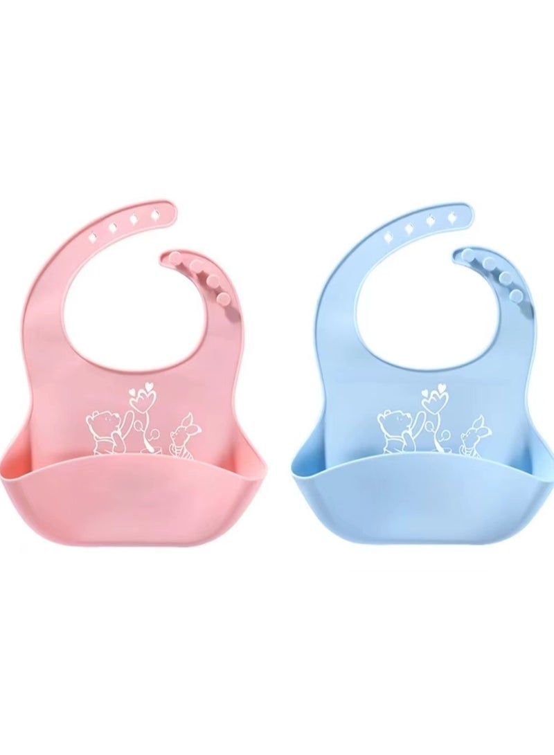 PREUP PREUP Newborn Infant Functional Silicone Light Weight Food Bibs Baberos For Baby - Image 4
